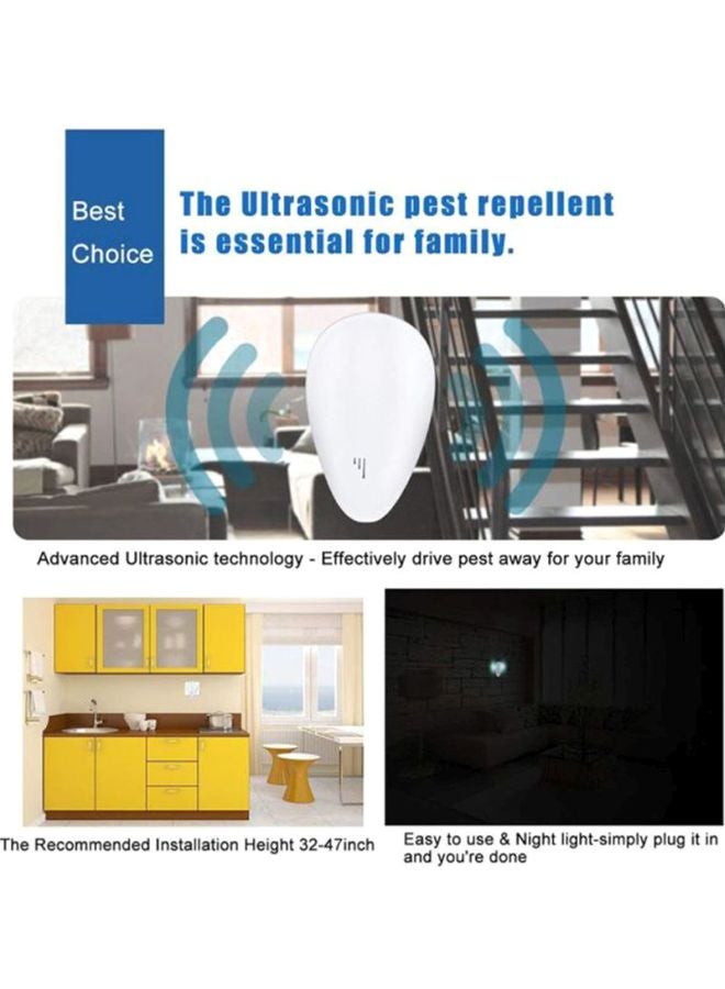 Beauenty Electric Mosquito Killer Lamp White/Blue 2.16x1x3.54inch - Image 2