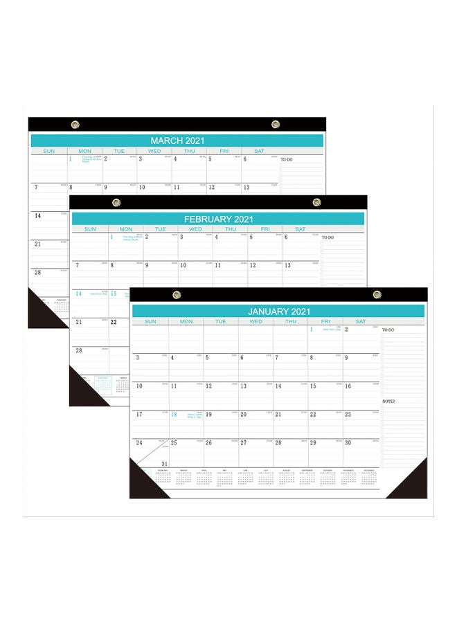 Generic 2021 Calendar With Corner Protectors Multicolour  - Image 5