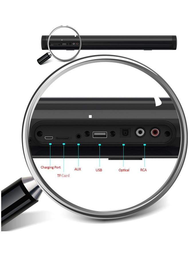 Bluetooth Wall Mount TV Soundbar BS-41 Black  - Image 2