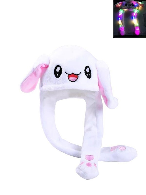 Rabbit Ear Plush Hat - Image 3