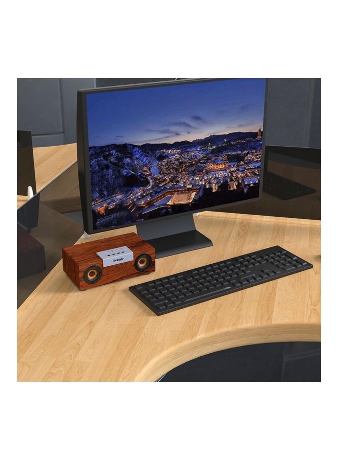 Smalody Wooden Bluetooth Speaker Coffee  - Image 3