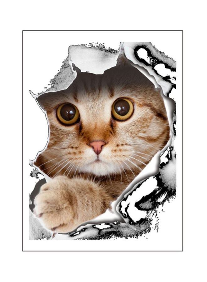 OUTAD Printed Toilet Sticker Multicolour 290x1x210centimeter - Image 1