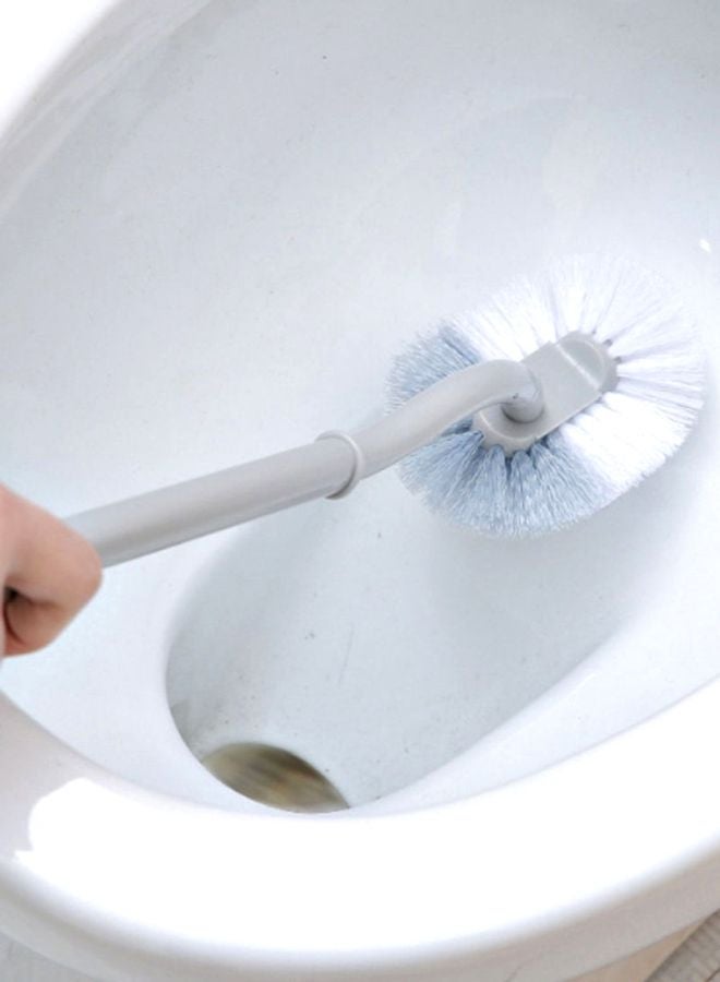Beauenty Corner Cleaning Double Side Curved Toilet Brush Grey/White 38x8cm  - Image 2