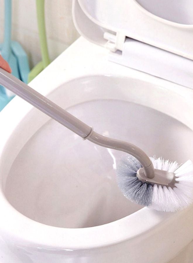Beauenty Corner Cleaning Double Side Curved Toilet Brush Grey/White 38x8cm  - Image 3