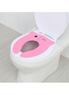CYTHERIA Owl Shaped Foldable Toilet Seat Pink 26x36x5cm  - Image 2