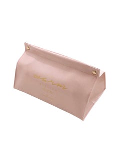 Falpro Leather Tissue Storage Box Pink 20x12x11cm  - Image 1