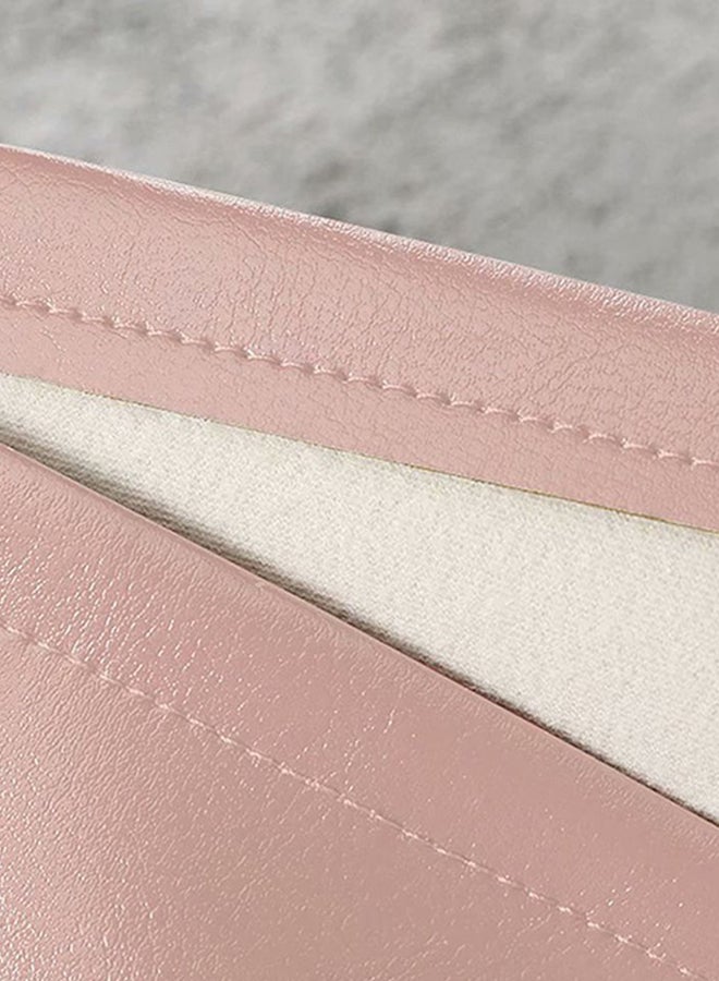 فالبرو صندوق تخزين مصنوع من الجلد وردي 20x12x11سم - Image 2