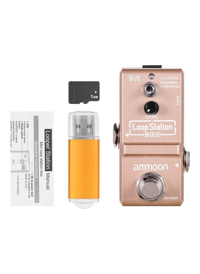 ammoon - Nano Loop Electric Guitar Effect Pedal Looper True Bypass - Image 1