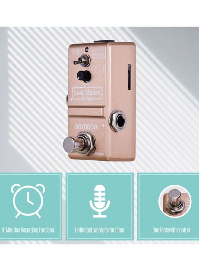 ammoon - Nano Loop Electric Guitar Effect Pedal Looper True Bypass - Image 1
