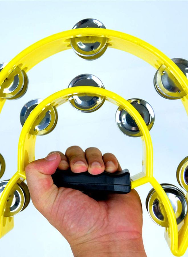 Mike Music Half Moon Shaped Tambourine  - Image 4