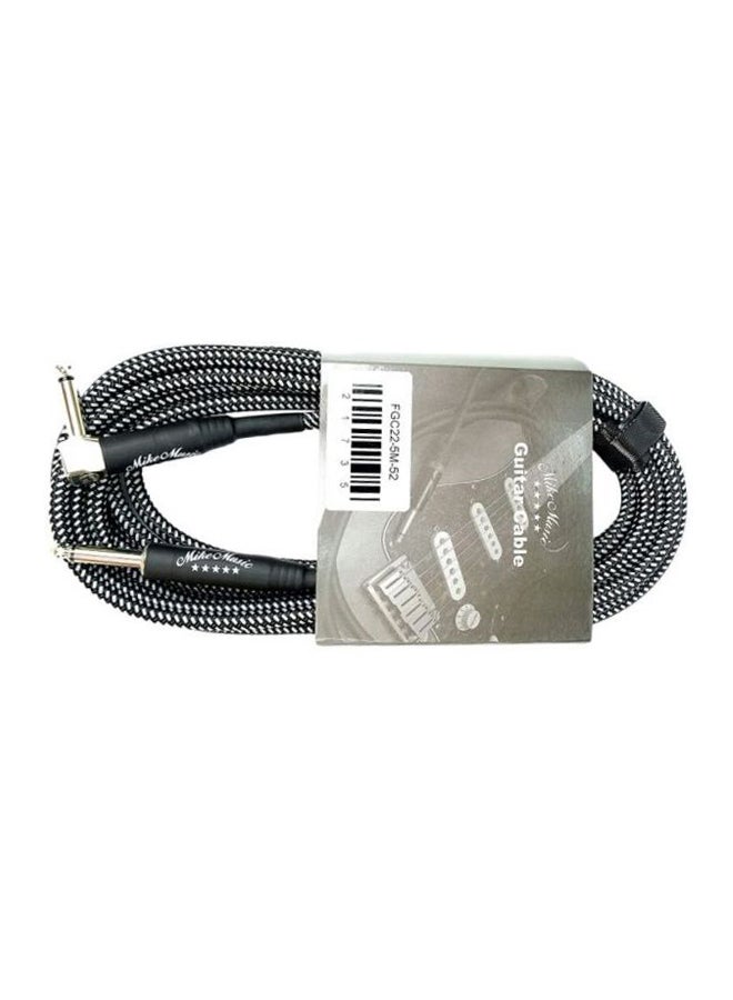 Mike Music Right-Angle Guitar Instrument Cable - Image 1