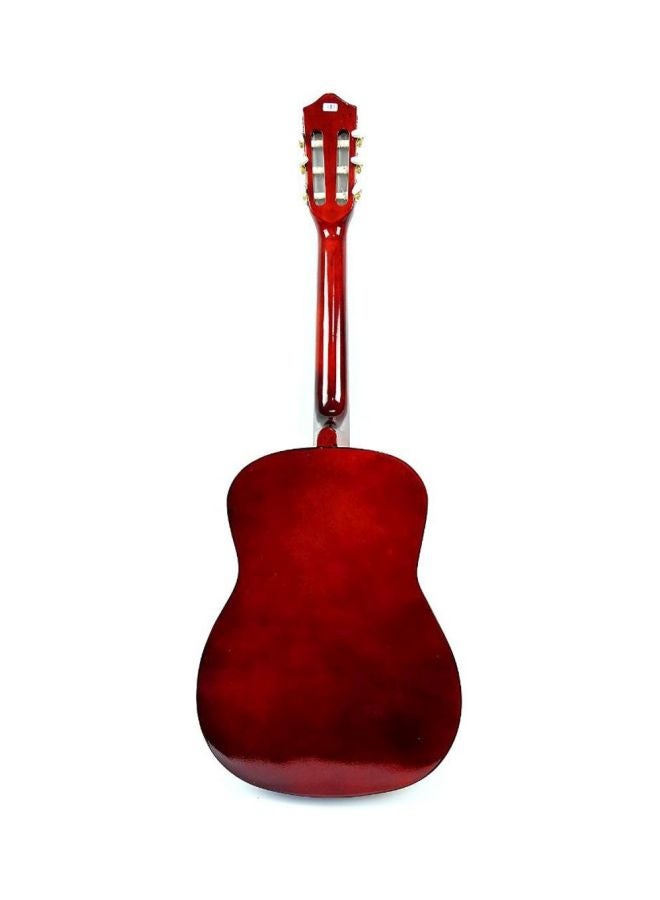 Mike Music Classical Guitar With Bag 38 Inch Brown  - Image 2