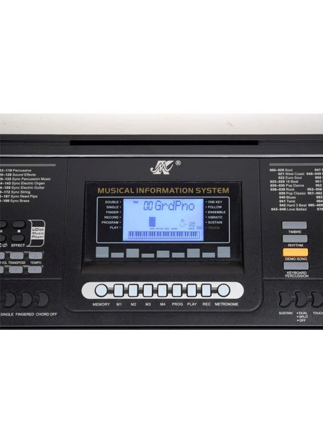 Mike Music - LCD Display Electronic Keyboard Piano MP3 - Image 1