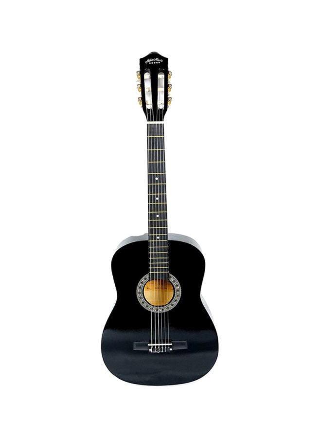 Mike Music 34-Inch Wooden Classical Guitar With Bag Vinyl  - Image 1