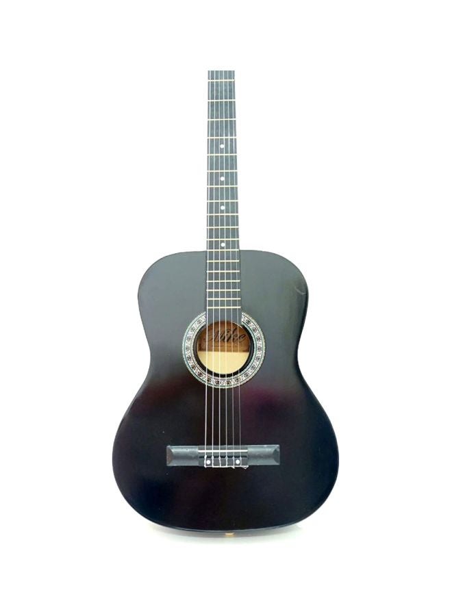 Mike Music 34-Inch Wooden Classical Guitar With Bag Vinyl  - Image 3
