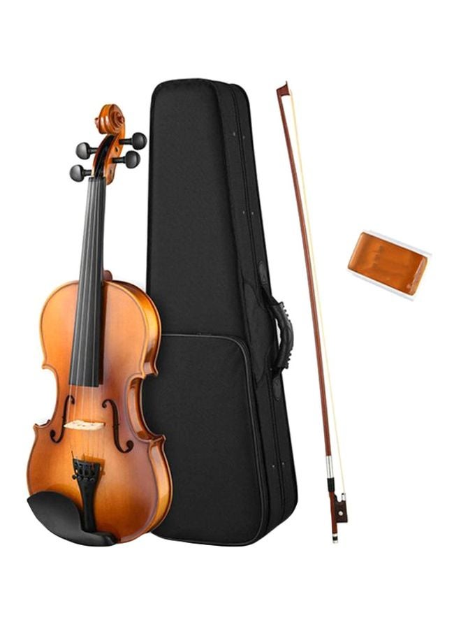 Mike Music Wooden Violin With Bow And Accessories Set  - Image 1