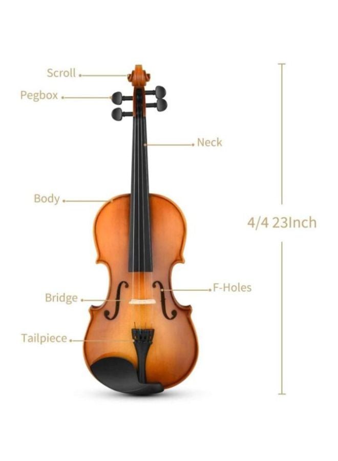 Mike Music Wooden Violin With Bow And Accessories Set  - Image 4