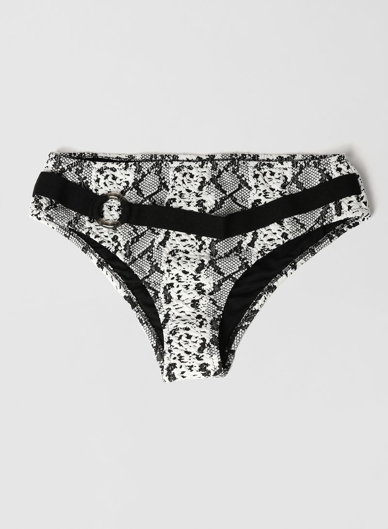 trendyol - Snake Print Bikini Bottoms Multi Color - Image 1