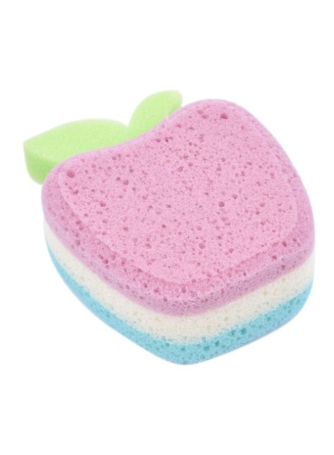Home Concept Foam Bath Sponge Pink/Green/Blue 20x18x4centimeter  - Image 1