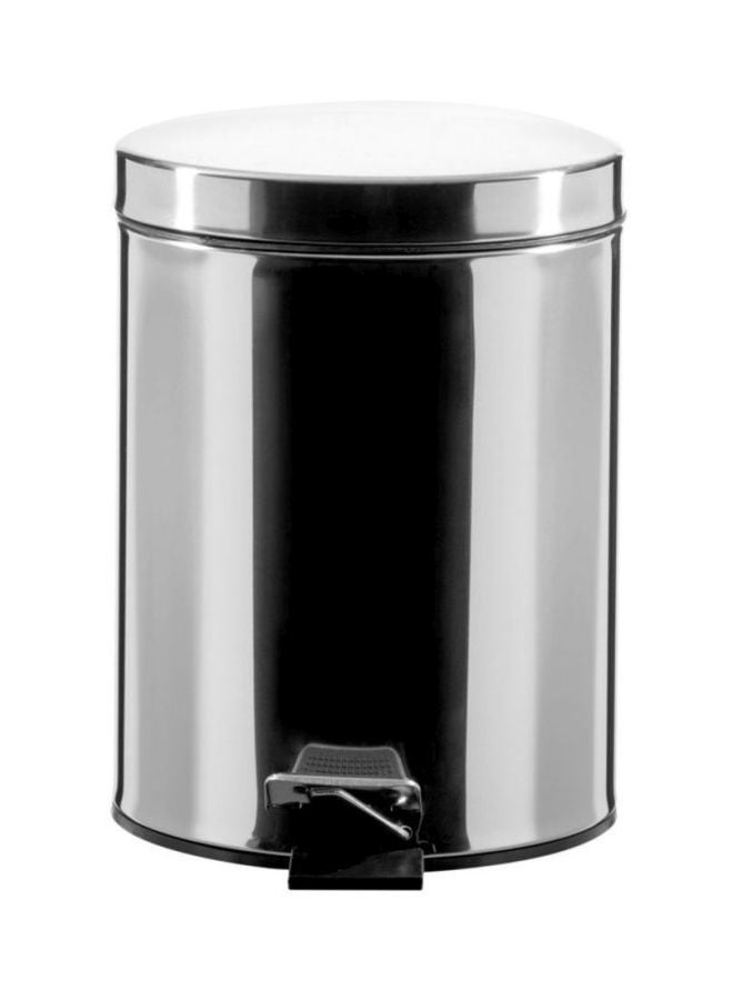 Home Box Tamara Pedal Trash Bin Silver 5Liters  - Image 2