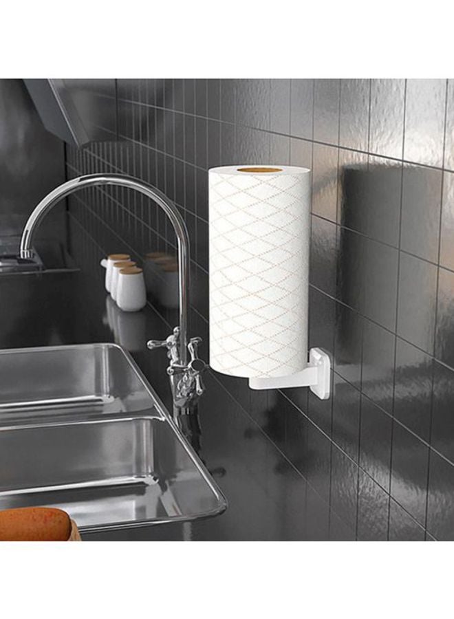 Beauenty Wall Mount Paper Towel Holder White 10x8centimeter  - Image 3