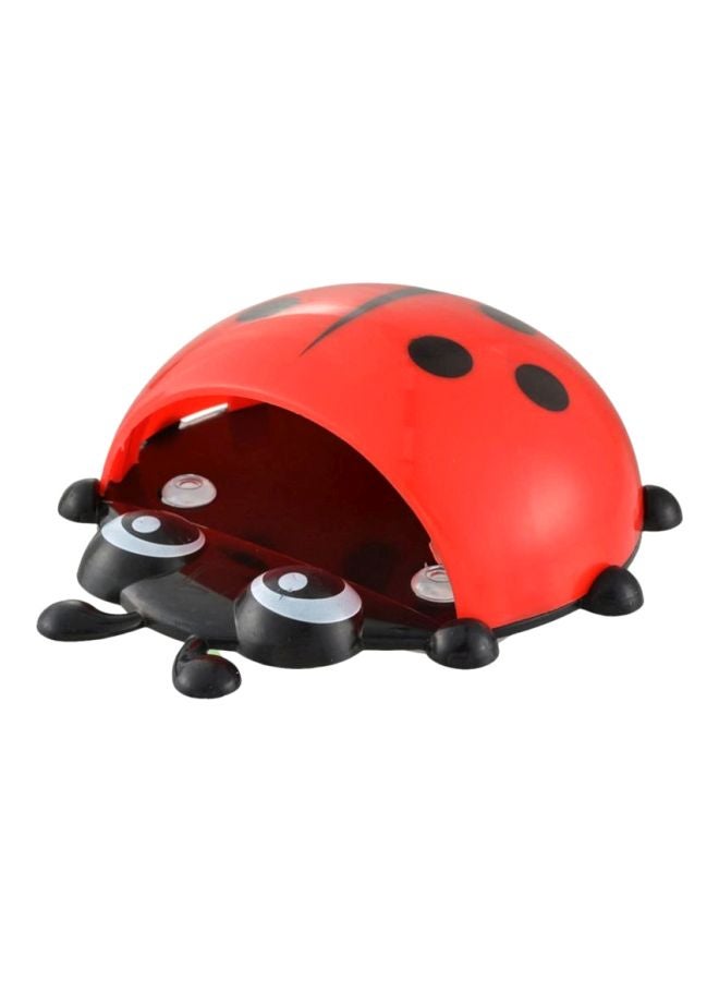 Beauenty Wall Suction Ladybug Insect Shape Toothbrush Holder Red/Black/White 14.5x13.8cm  - Image 1