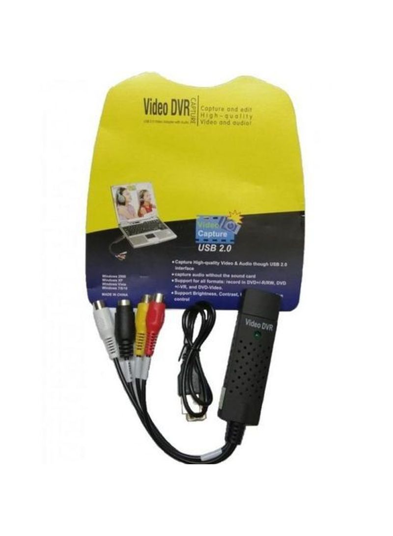 ماركة غير محددة دونجل USB 2.0 لالتقاط الصوت/ الفيديو/ المراقبة متعدد الألوان  - Image 1