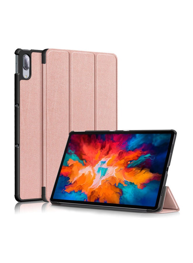 غطاء حماية واق قابل للطي لجهاز لينوفو تاب P11 برو مقاس 11.5 بوصة ذهبي وردي - Image 1