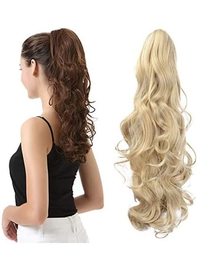 BARSDAR 19 Inches Clip In Ponytail Hair Extensions Red 24inch