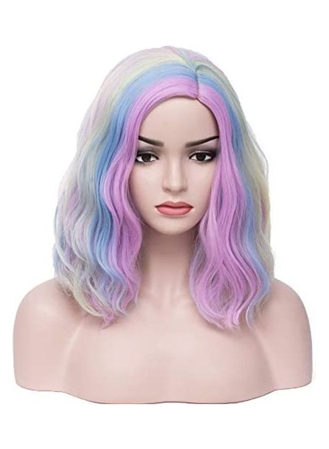BERON Short Curly Wig Multicolour 8inch