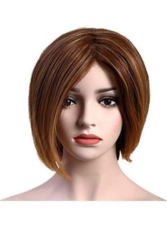 Short Straight Hair Flapper Cosplay Costume Bob Wig Brown 13inch - v1612073189/N44067243A_1