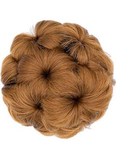 OneDor Chignon Ballerina Comb Hair Extension Light Brown 4.5inch 