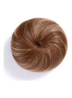OneDor Chignon Donut Bun Wig Hairpiece Brown 24inch 