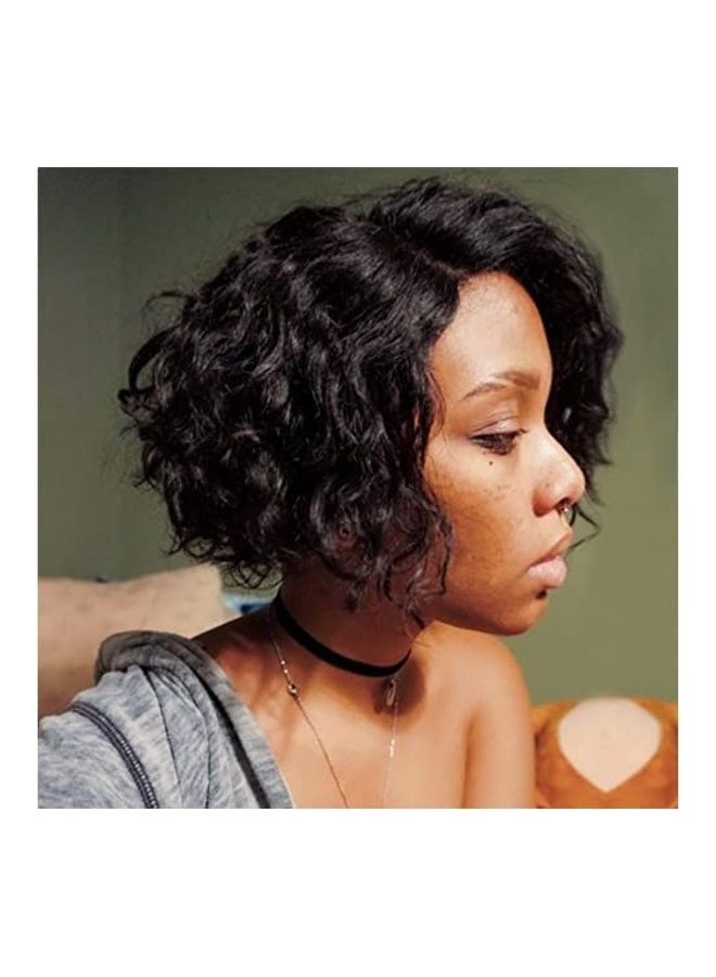 WIGNEE Short Curly Hair Extension Black 8inch 