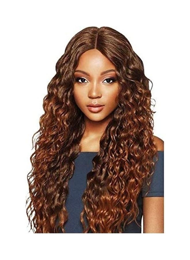 Synthetic Hair Lace Front Wig Brown 8inch - v1612073562/N44066346A_1