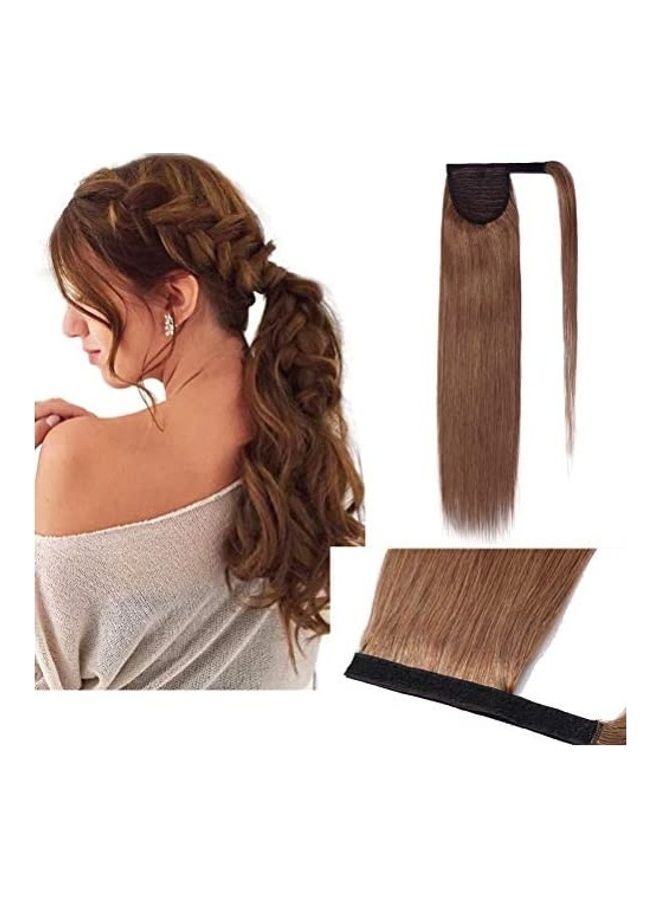 Ponytail Hair Extension Brown 16inch - v1612073673/N44069642A_1