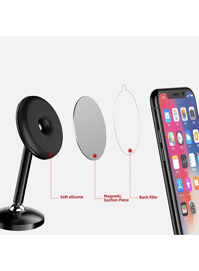 Earldom Magnetic Car Mobile Phone Holder Mount Black - Image 3