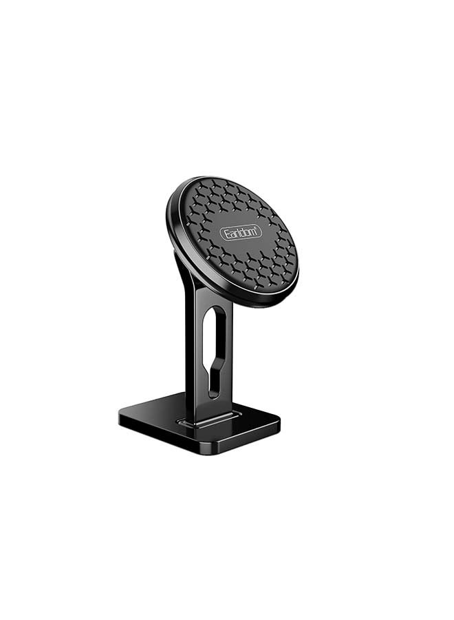 Earldom Magnetic 360 Car Mobile Phone Holder Mount Black - Image 1