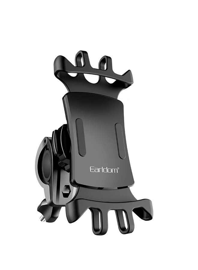 Earldom Universal Bicycle And Motorcycle Handlebars Phone Holder Black - Image 2