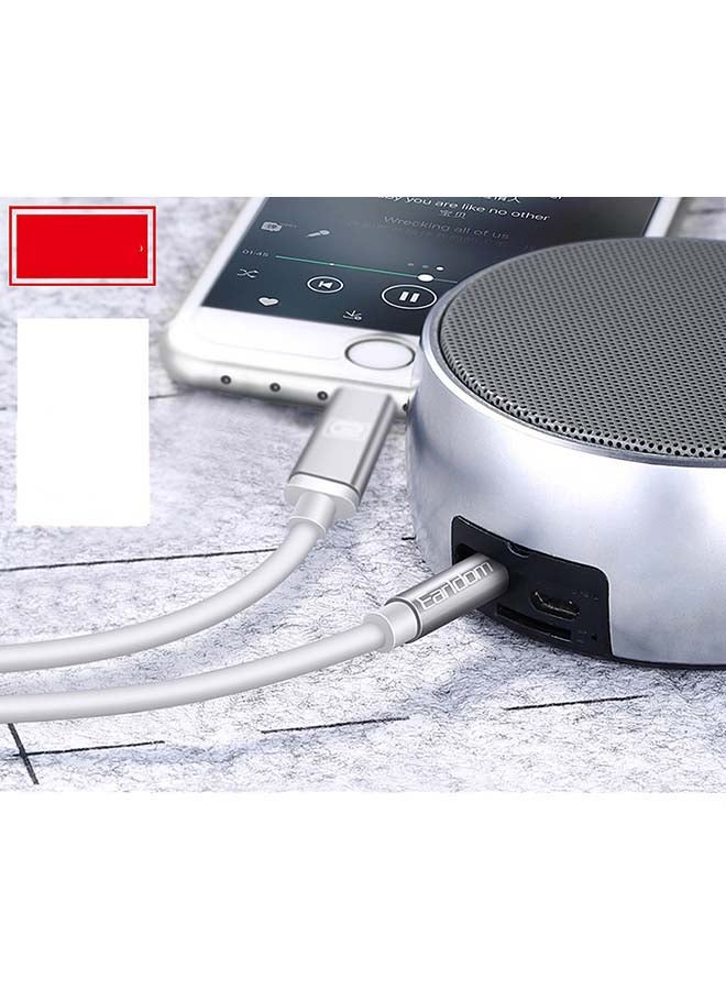 Earldom Type C To 3.5mm AUX Cable White - Image 3