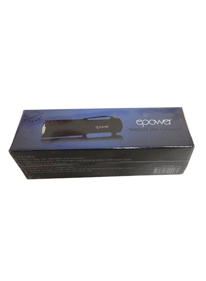Travelite Mini Flashlight Black 9.3 x 3 x 3cm - Image 3
