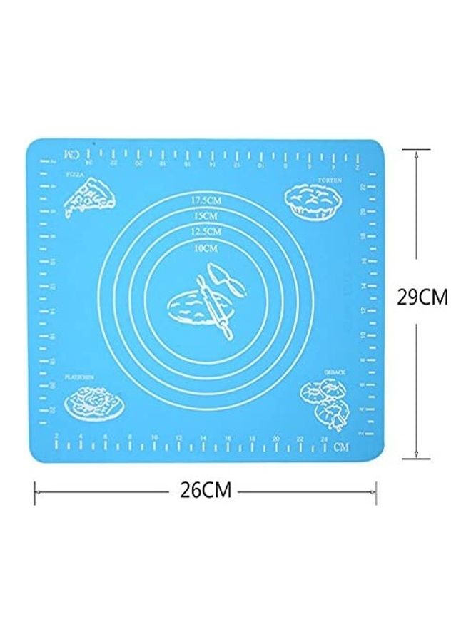 General - Silicone Baking Cake Rolling Kneading Mat Blue - Image 1