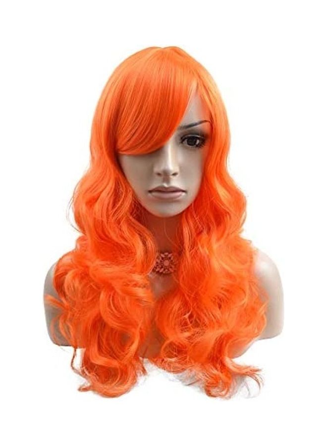 BERON Long Curly  Hair Wig Orange 24inch