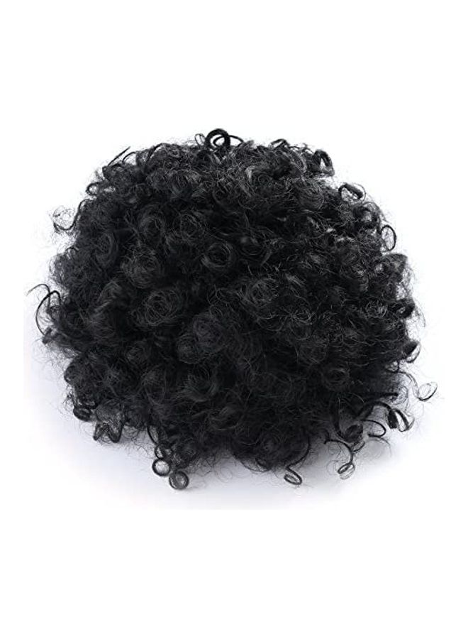 OneDor Short Curly Wrap Extension Black 8inch 