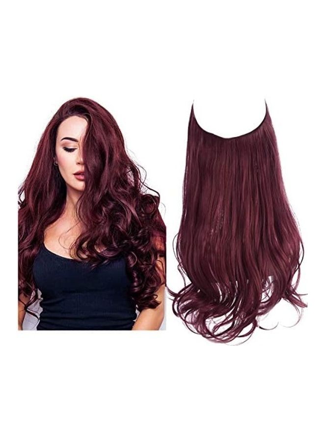 سارلا وصلات شعر مجعد خمري 16بوصة