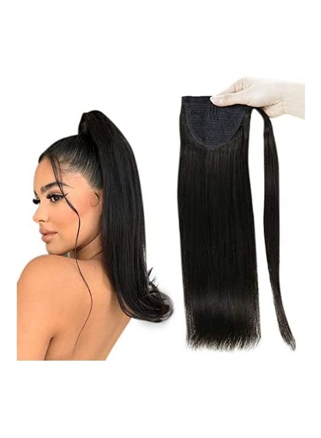 إيزي يوث وصلات شعر مستقيمة أسود 21بوصة