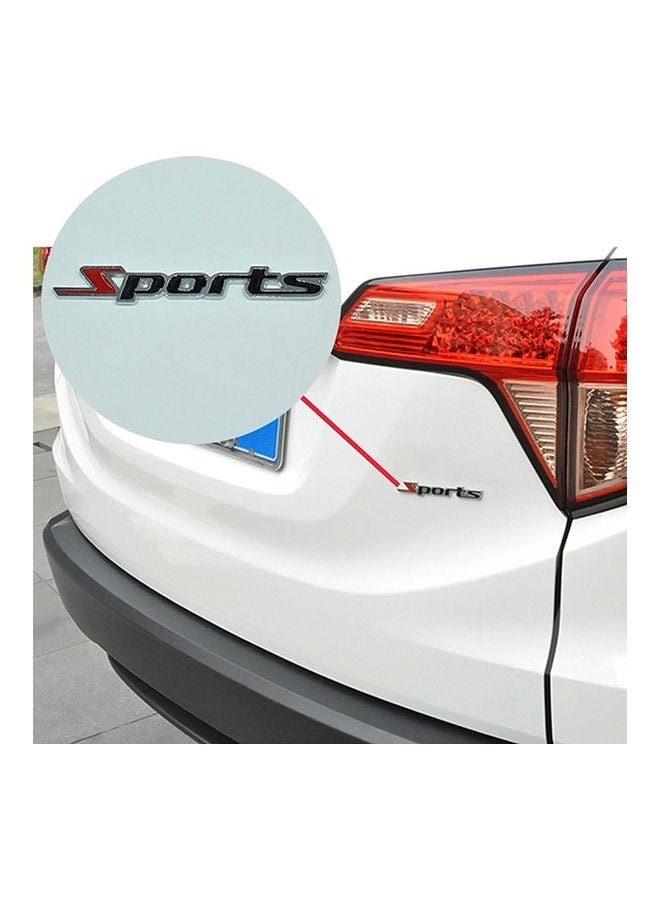 3D Metal Sport Logo Pattern Badge Sticker - Image 2