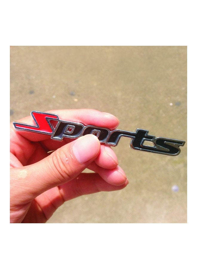 3D Metal Sport Logo Pattern Badge Sticker - Image 5