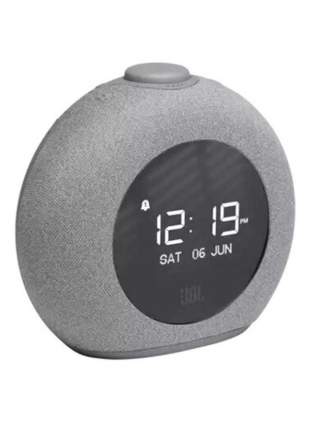 JBL - Bluetooth Clock Radio Speaker With FM Grey - Image 1
