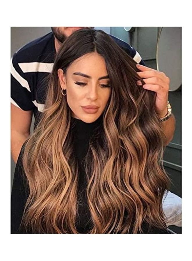 سوراكا هير شعر مستعار طويل بلون بني بني/أسود 10بوصة 